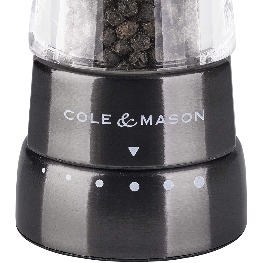 Cole&Mason - Set med salt- och pepparkvarnar DERWENT 2 st 19 cm antracit