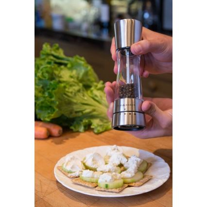 Cole&Mason - Set med salt- och pepparkvarnar DERWENT 2 st 19 cm blank krom