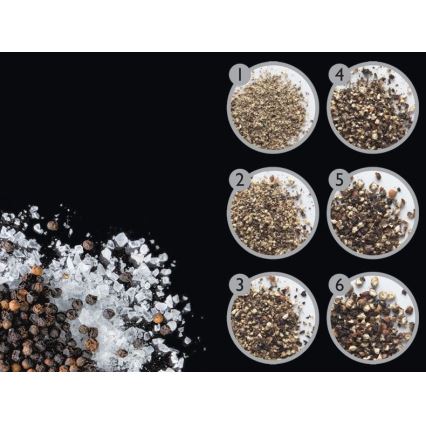 Cole&Mason - Set med salt- och pepparkvarnar DERWENT 2 st 19 cm blank krom