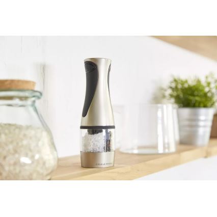 Cole&Mason - Elektrisk kryddkvarn$12i1 KEW 6xAAA 21 cm