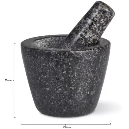 Cole&Mason - Granit mortel med stöt GRANITE Ø 10 cm