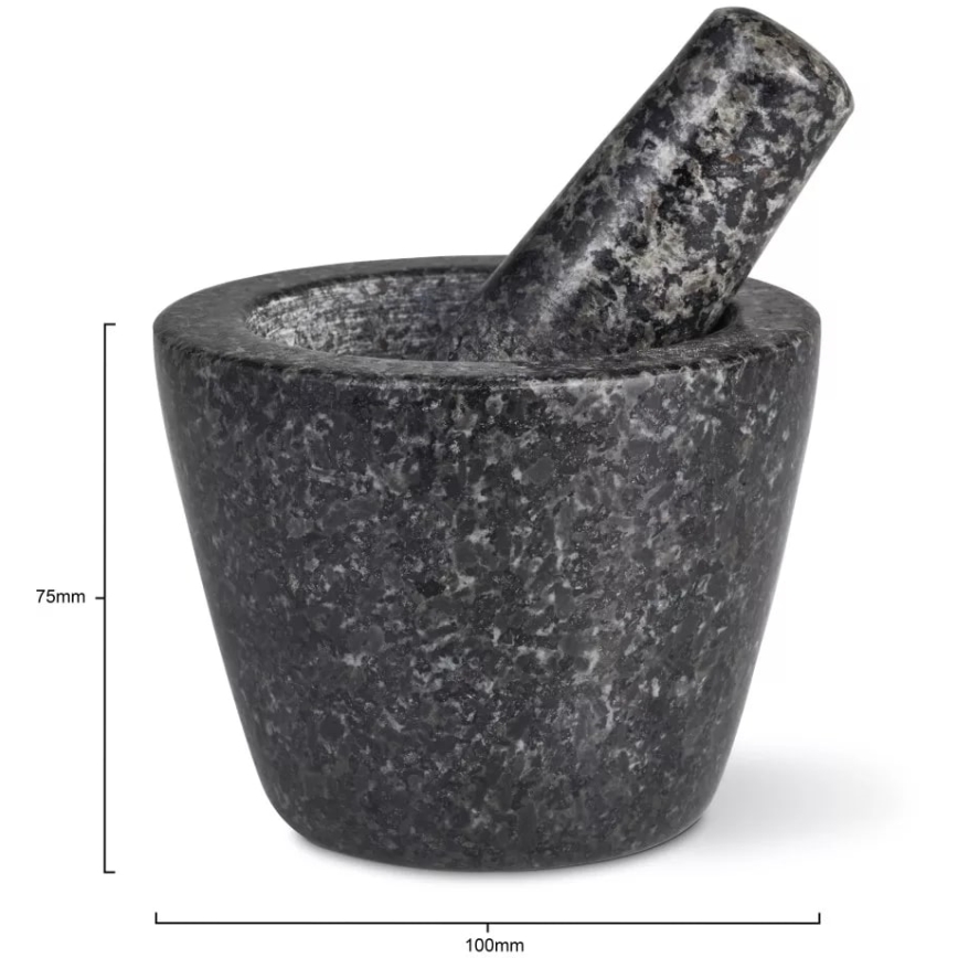 Cole&Mason - Granit mortel med stöt GRANITE Ø 10 cm