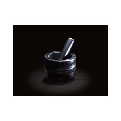 Cole&Mason - Granitmortel med mortelstöt GRANITE diameter 14 cm granite/svart