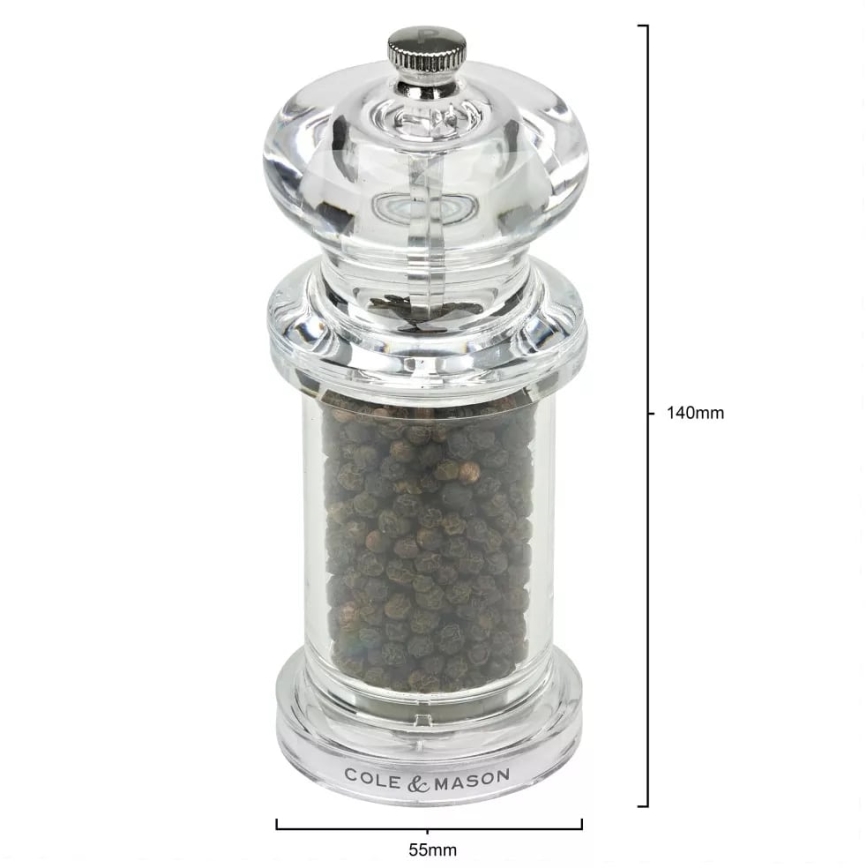 Cole&Mason - Set med salt- och pepparkvarnar PRECISION MILLS 2 st 14 cm