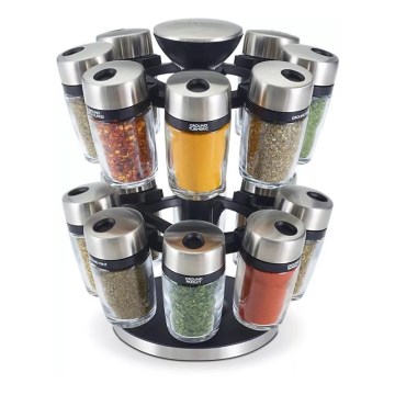 Cole&Mason - Roterande kryddställ MASTER 17 delar