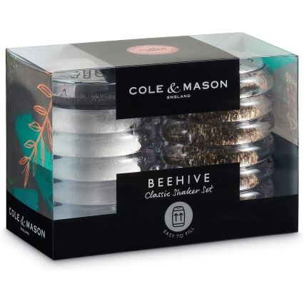Cole&Mason - Saltkar och pepparkar BEEHIVE 2 delar 7 cm
