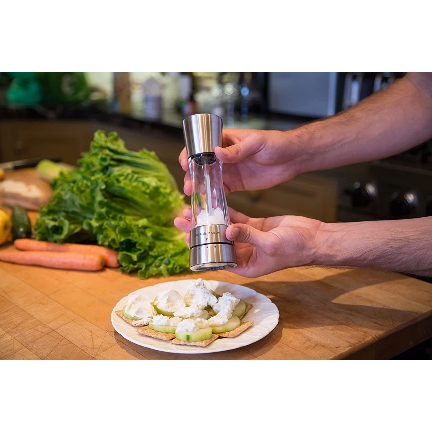 Cole&Mason - Saltkvarn DERWENT 19 cm blank krom