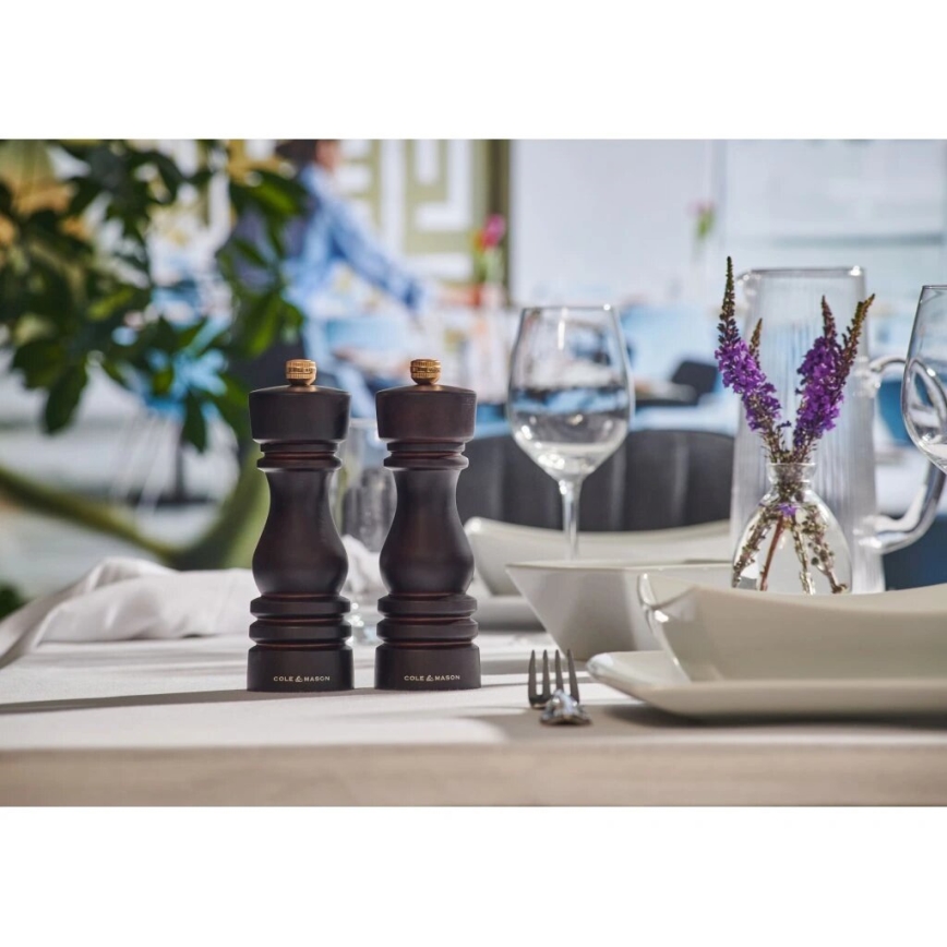 Cole&Mason - Saltkvarn LONDON 30 cm bok/brun