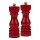 Cole&Mason - Set med salt- och pepparkvarnar LONDON 2 st 18 cm bokträ/röd