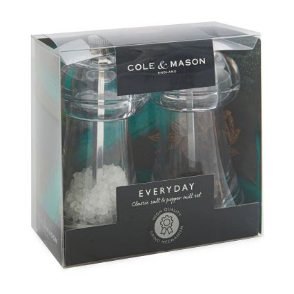 Cole&Mason - Set med saltkvarn och pepparkvarn EVERYDAY 2 delar 11 cm