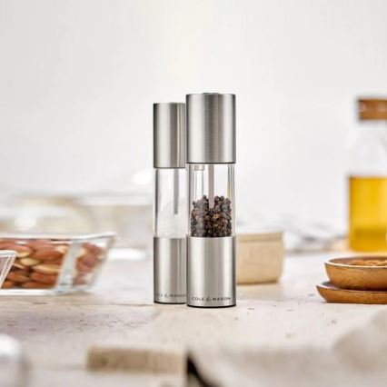 Cole&Mason - Set med saltkvarn och pepparkvarn OSLO 2 delar 18,5 cm