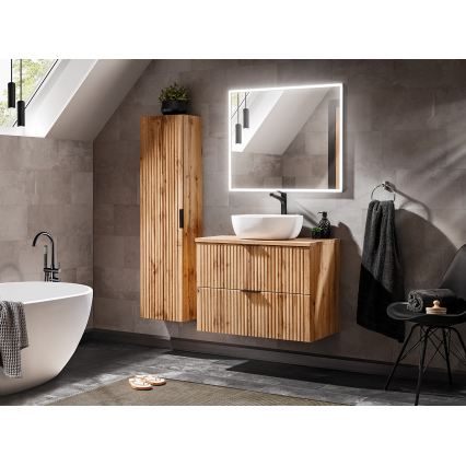 COMAD ADEL OAK 82-60-B-2S - Badrumsskåp under handfatet ADEL 57x60,2 cm ek