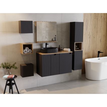 COMAD BEYOND 5 BLACK (E-6564) - Bänkskåpshandfat BEYOND 48x32,5 cm keramik/matt svart