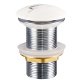 COMAD CLICK-CLACK T201M-W13-3 - Tvättställsavlopp CLICK-CLACK diameter 7 cm matt vit