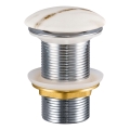 COMAD CLICK-CLACK T201M-W3-3 - Tvättställsavlopp CLICK-CLACK diameter 7 cm matt vit