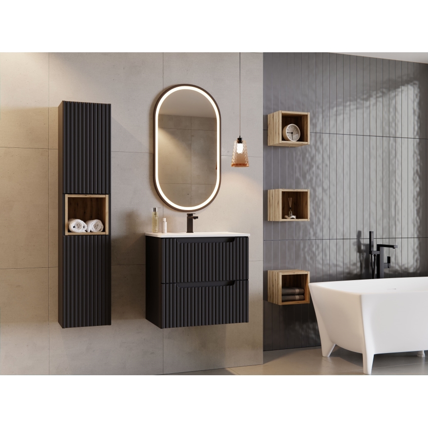 COMAD UM-2050RB DANCE 50 DP - Infälld tvättställ DANCE 52x40 cm keramik/matt vit