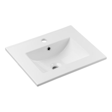 COMAD UM-2050RB DANCE 50 - Infälld tvättställ DANCE 52x40 cm keramik/glansig vit