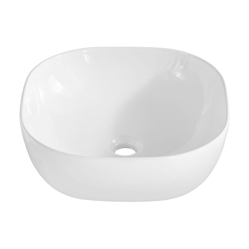 COMAD UM-6252 SMILE 40 DP - Bänkskål SMILE 41x41 cm keramik/glansig vit