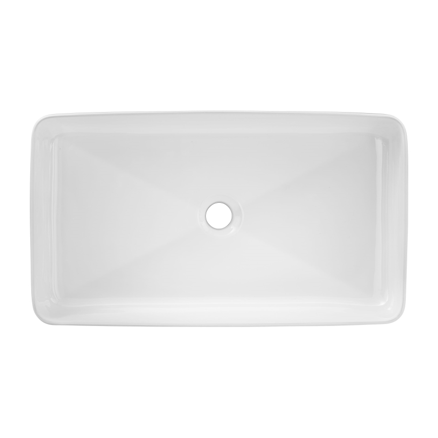 COMAD UM-6275 SLIM 60 WHITE DP - Bänkskiva handfat SLIM 61x34 cm keramik/glansig vit
