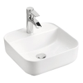 COMAD UM-6288 MAGIC 40 DP - Bänkskåpshandfat MAGIC 40x40 cm keramik/glansig vit