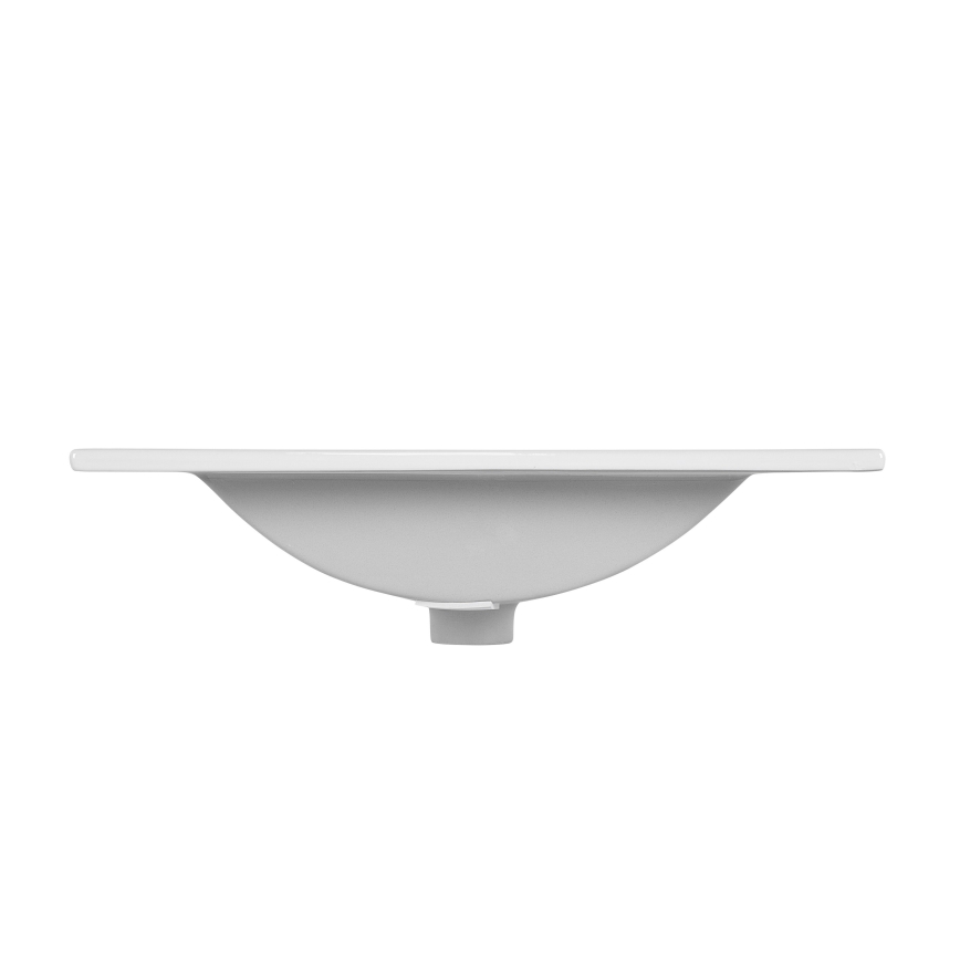 COMAD UM-CFP LAVA 50D - Infälld tvättställ LAVA 51x46 cm keramik/blank vit