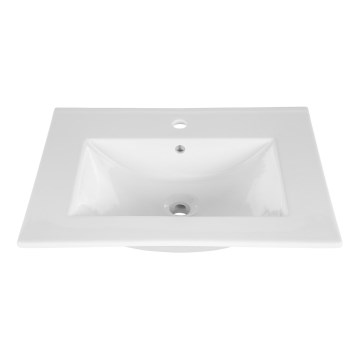 COMAD UM-CFP LAVA 60D - Infälld tvättställ LAVA 61x46 cm keramik/glansig vit