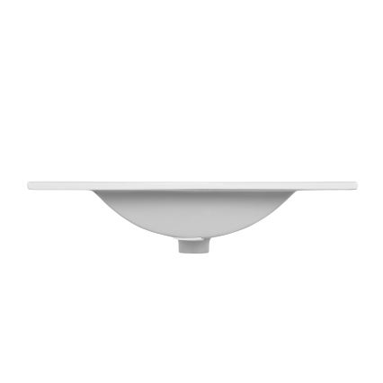 COMAD UM-CFP LAVA 80D - Infälld tvättställ LAVA 81x46 cm keramik/blank vit