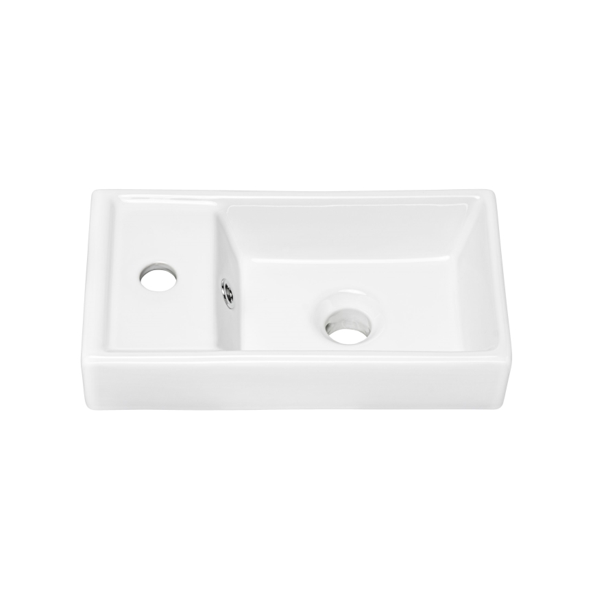 COMAD UM-VEDEA 40 - Bänkskiva handfat VEDEA 40x22 cm keramik/glansig vit