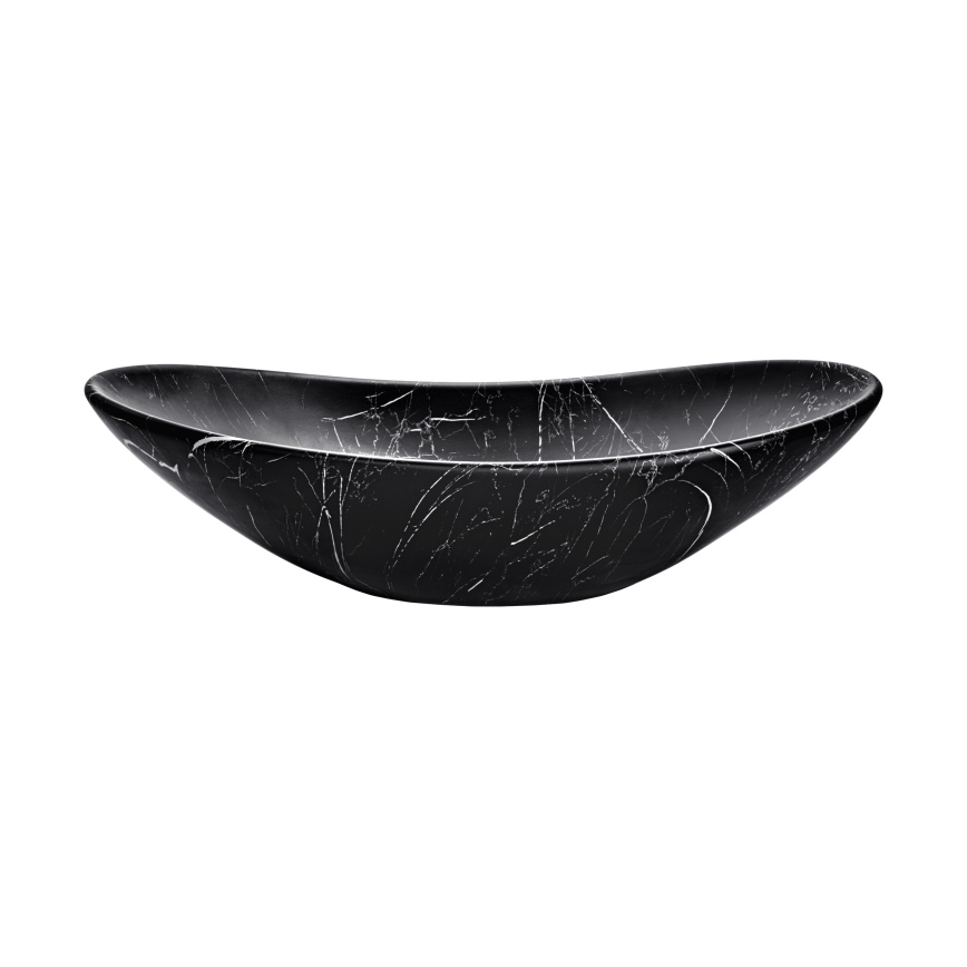 COMAD UN-LENA-MB2 - Bänkskiva handfat LENA 61,5x36 cm keramik/matt svart