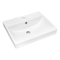 COMAD UN-RITA-GW-60 - Tvättställ för bänkskiva RITA 60x40 cm keramik/glansig vit