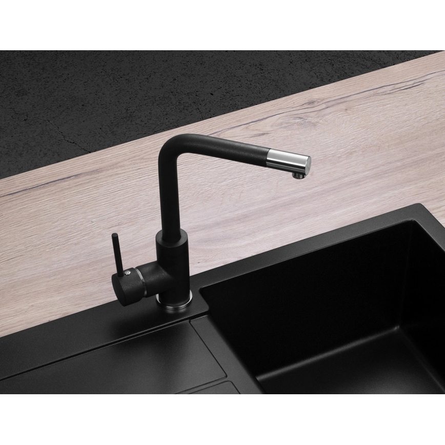 Concept BDG4327BC - Köksblandare 27,3 cm granit/svart