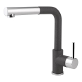 Concept BDG4527BC - Köksblandare med utdragbar handdusch 26,9 cm granit/svart