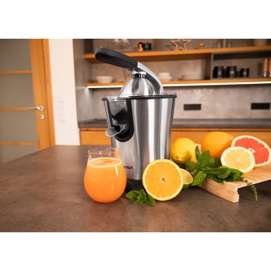 Concept CE3520 - Citruspress med hävarm 0,75 l 160W/230V rostfritt stål