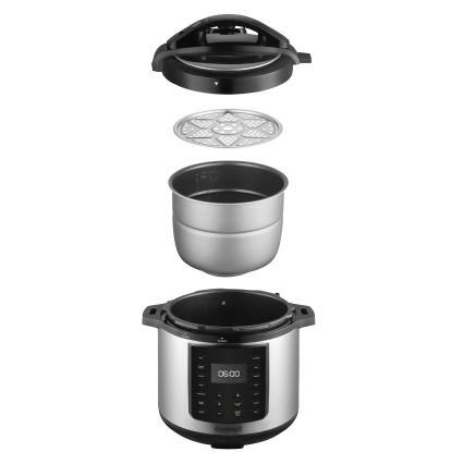 Concept CK8001 - Multifunktionell elektrisk tryckkokare 5,6 l 1000 W/230 V Wi-Fi rostfritt stål