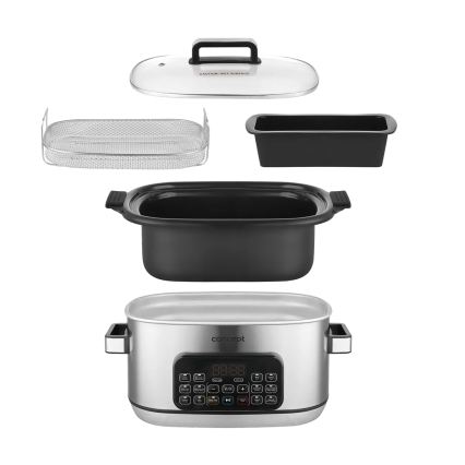 Concept CK9000 - Multifunktionell elgryta 6 l, 10 i 1, 1250 W/230 V, rostfritt stål