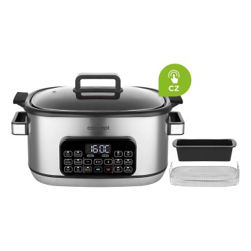 Concept CK9000 - Multifunktionell elgryta 6 l, 10 i 1, 1250 W/230 V, rostfritt stål