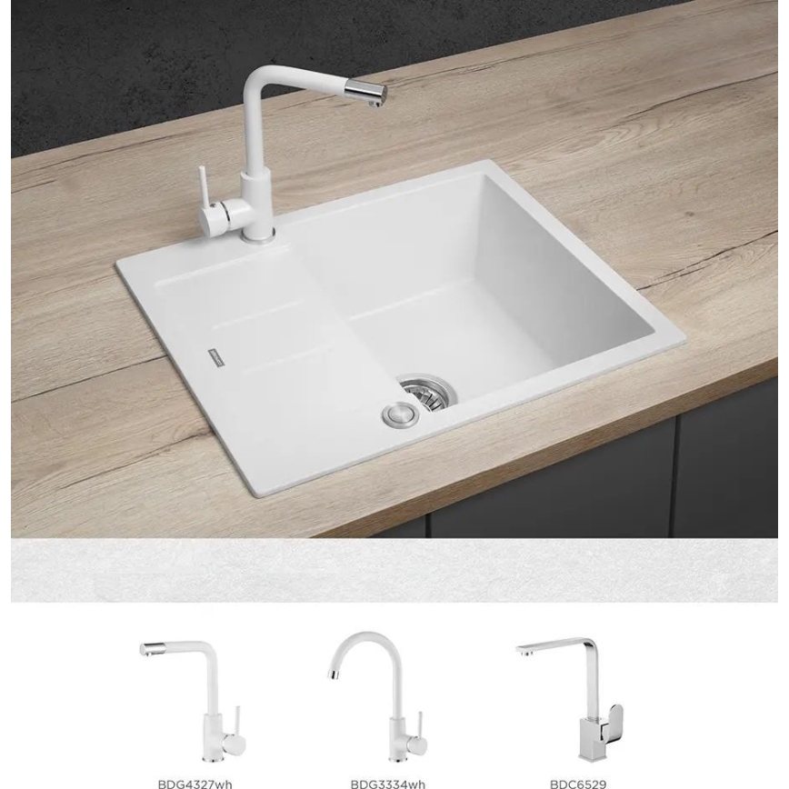 Concept DG05C45WH - Diskho CUBIS 50x62 cm granit/vit