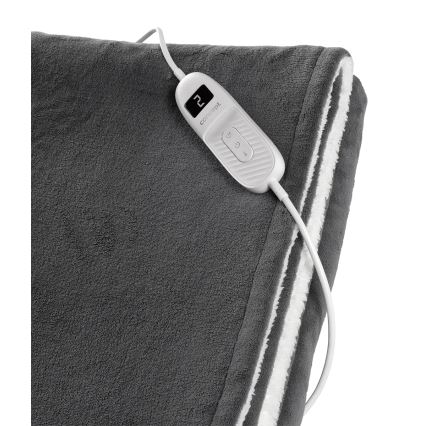 Concept DV7420 - Elektrisk värmefilt 160W/230V 180x130 cm grå/vit