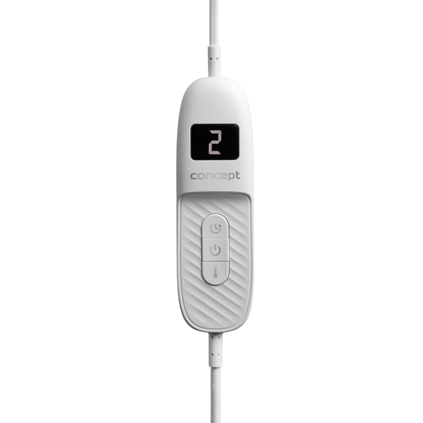 Concept DV7420 - Elektrisk värmefilt 160W/230V 180x130 cm grå/vit