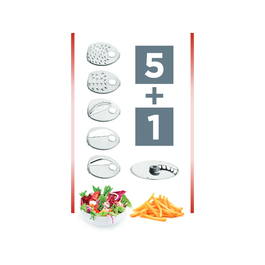 Concept ES1000 - Elektrisk rivjärn 200W/230V vit/grå