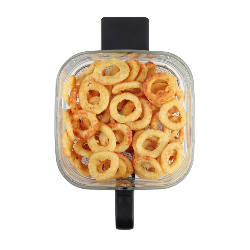 Concept FR5500 - Varmluftsfritös GLASS & FAST 5,5 l 1200W/230V svart