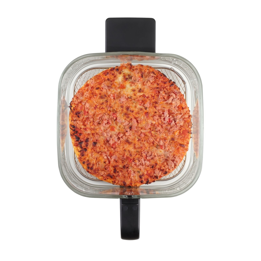 Concept FR5500 - Varmluftsfritös GLASS & FAST 5,5 l 1200W/230V svart