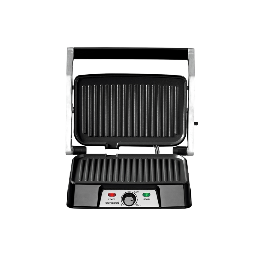 Concept ge2005 - Kontaktgrill 1500W/230V rostfri/svart