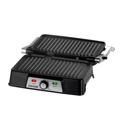 Concept ge2005 - Kontaktgrill 1500W/230V rostfri/svart