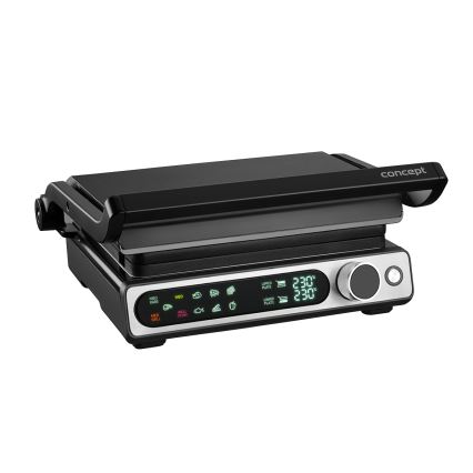 Concept ge3500 - Kontaktgrill med temperatursensor 2000W/230V svart