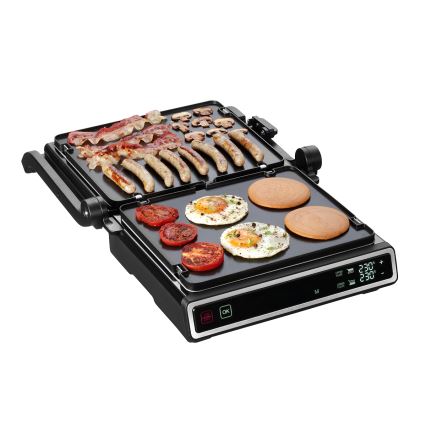 Concept ge3550 - Kontaktgrill med temperatursensor 2000W/230V svart