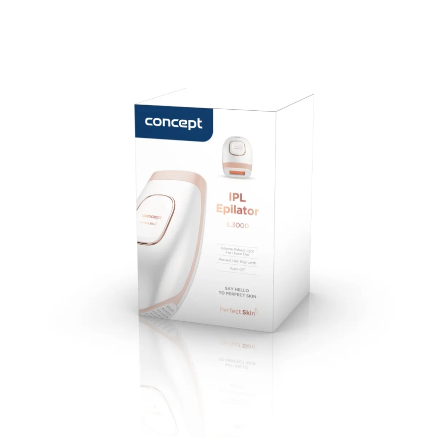 Concept IL3000 - IPL-epilator PERFECT SKIN 36W/230V vit/roséguld