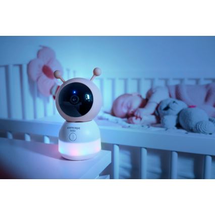 Concept KD4000 - Smart babymonitor med rörelsesensor SMART KIDO 4,5W/230V Wi-Fi beige