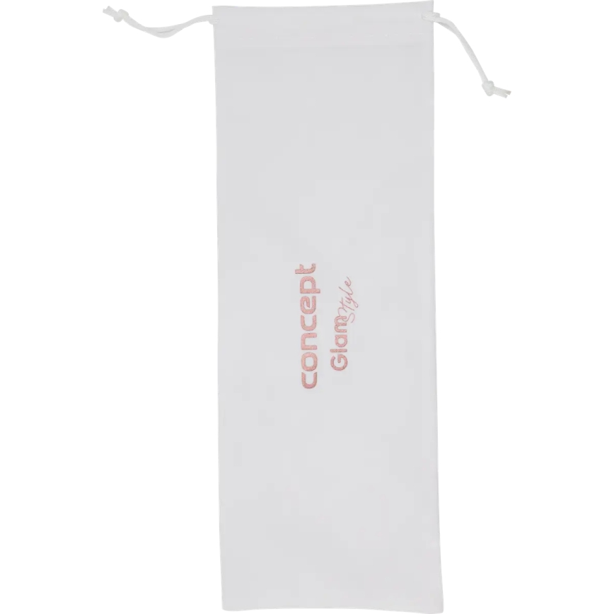 Concept KT2140 - Locktång med tre fat GLAM STYLE 100W/230V vit/roséguld