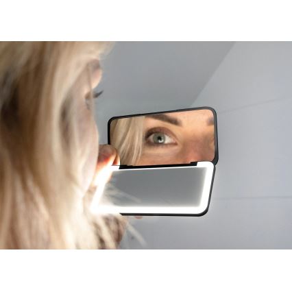 Concept KZ2020 - LED-fickspegel PERFECT SKIN LED/1,5W/5V 4500-5500K 300 mAh svart